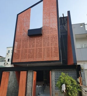 NHÀ PHỐ ĐÔ THỊ QUẬN 2 - THI CÔNG SƠN HIỆU ỨNG ANTIQUE - CANDIS, SƠN GỈ SÉT NGOÀI TRỜI