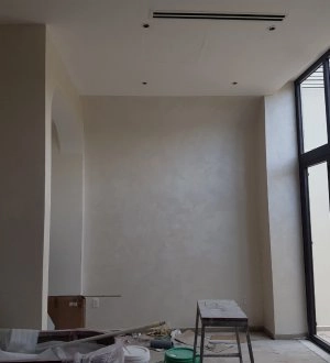 villa đô thi quận 2 - hạng mục: cung cấp và thi công sơn hiệu ứng cashmere