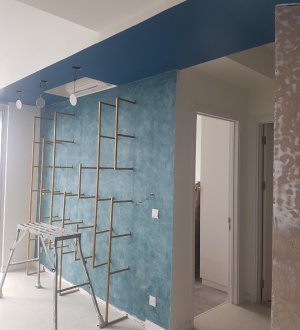 SƠN HIỆU ỨNG ANTIQUE - vàng cổ điển màu xanh mã 1031P