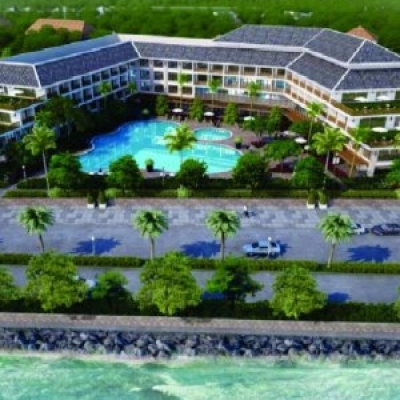 ATC CÔN ĐẢO RESORT - CUNG CẤP &amp THI CÔNG SƠN HIỆU ỨNG VẢI DỆT