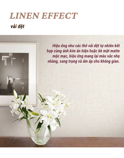 SƠN HIỆU ỨNG VẢI LANH LINEN - JUTE