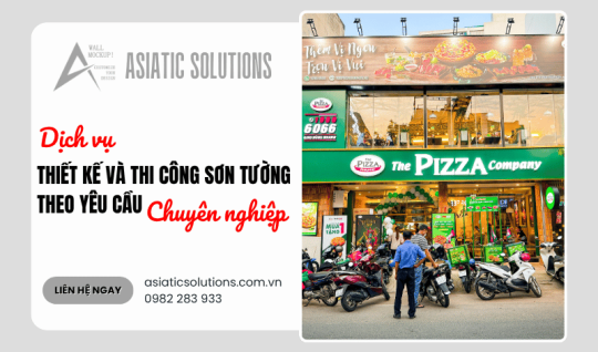 Dịch vụ thiết kế và thi công sơn tường theo yêu cầu chuyên nghiệp