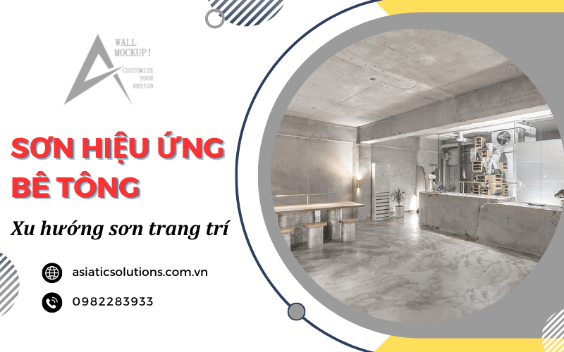 sơn hiệu ứng bê tông