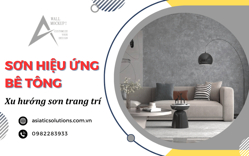 sơn hiệu ứng bê tông